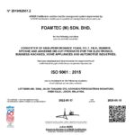 FTM ISO9001 (17 May 2022 ~ 16 May 2025) N° 2019_82867.2